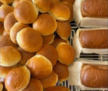 Brioches acabados de sair do forno