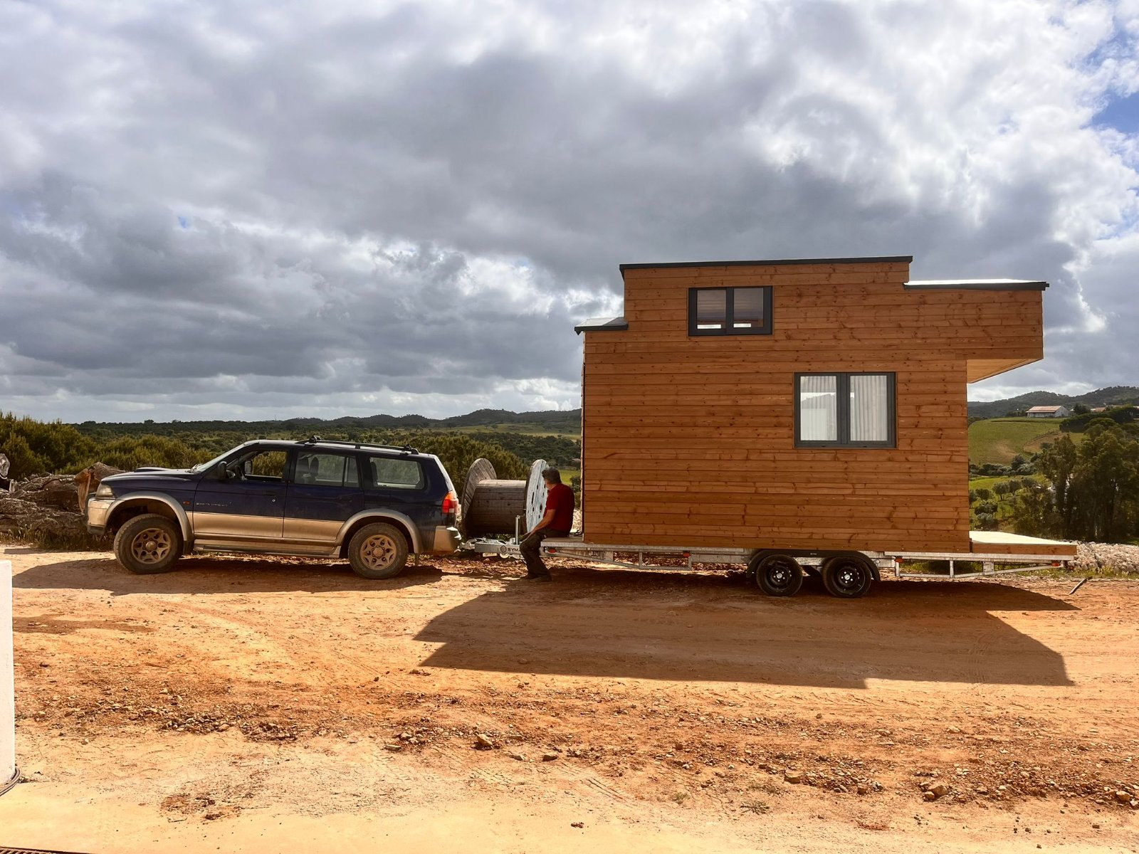 Ligno tiny house transporte