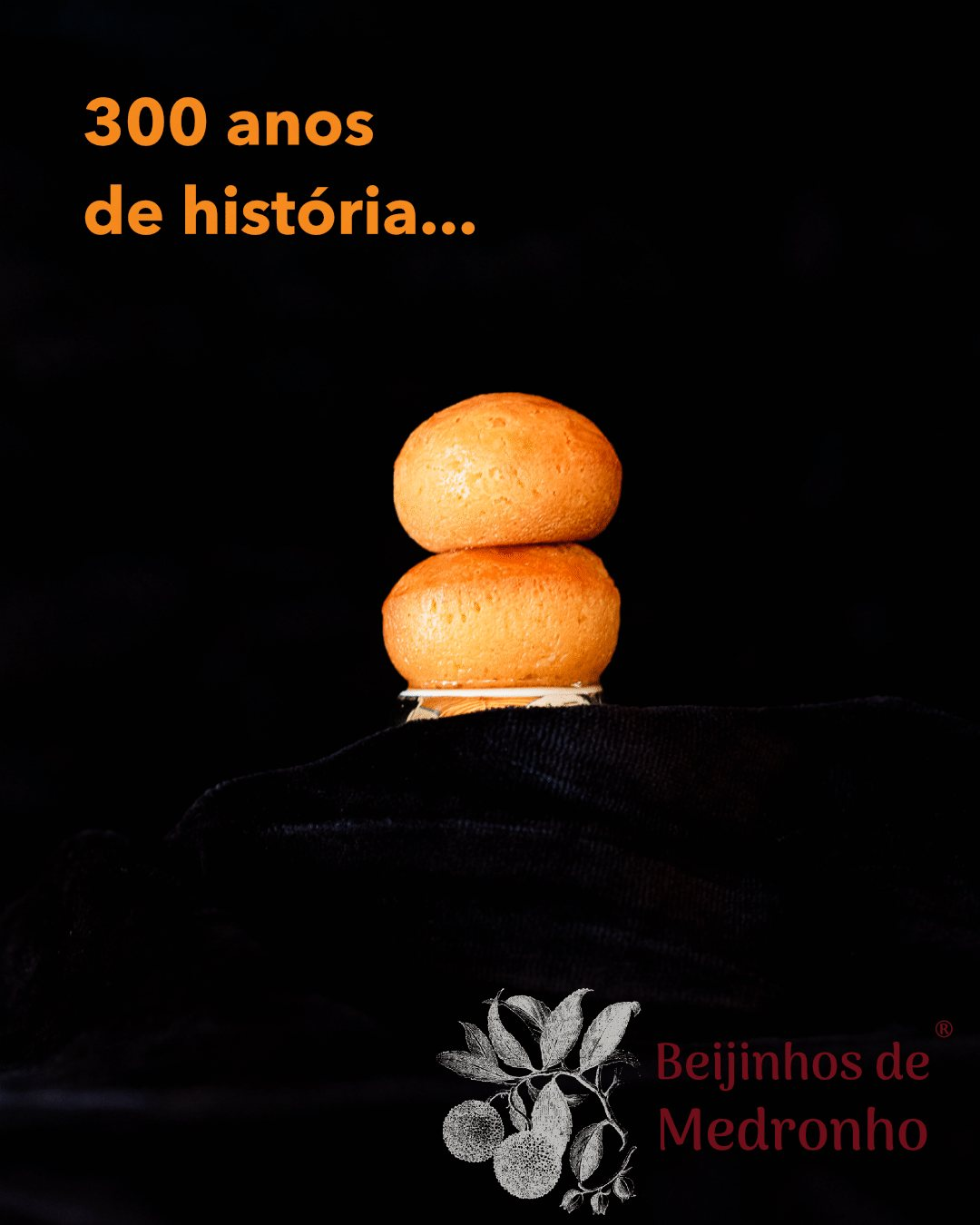Bolinhos Beijinhos de Medronho