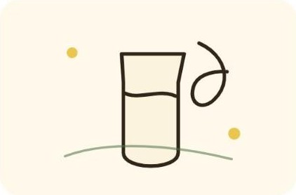 Ilustração de um frasco de iogurte Origem Viva