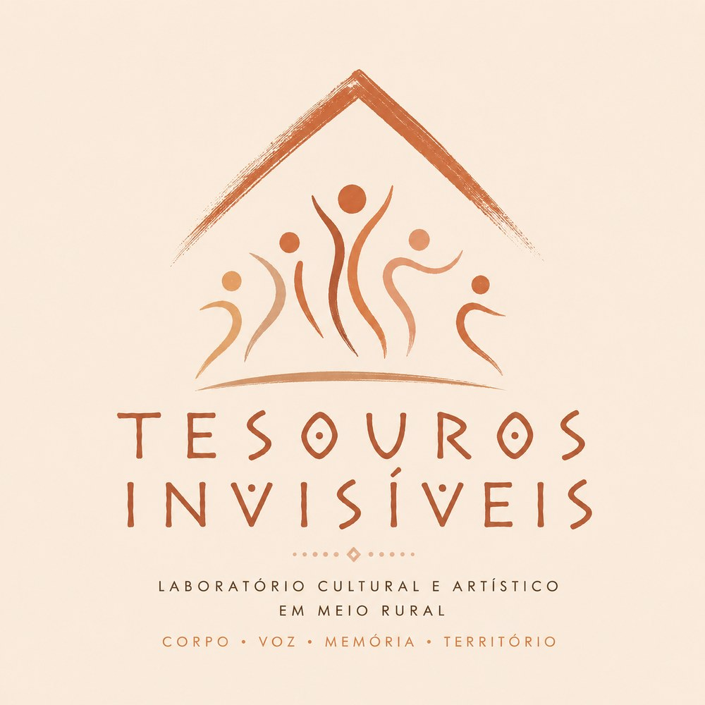 Logótipo Tesouros Invisíveis, laboratório cultural e artístico em meio rural