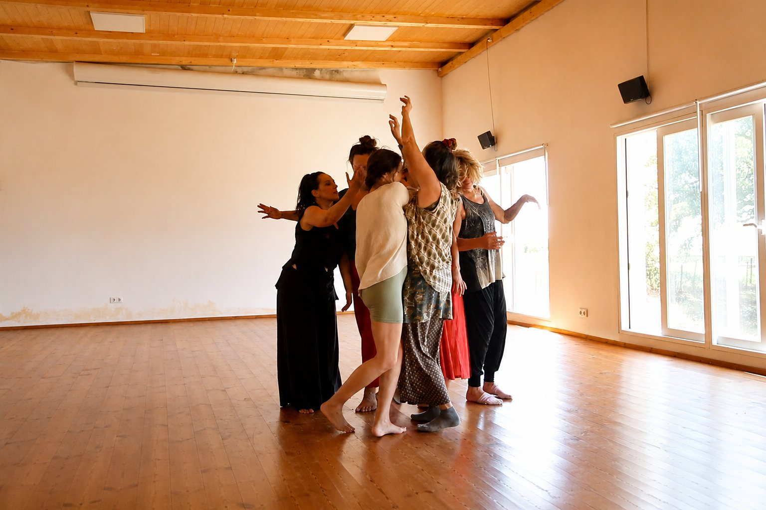 Oficina de movimento e improvisação do Tesouros Invisíveis